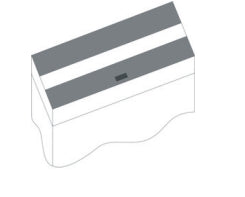 Juwel Kleppenset Zwart 80X35 CM Voor Rio 125