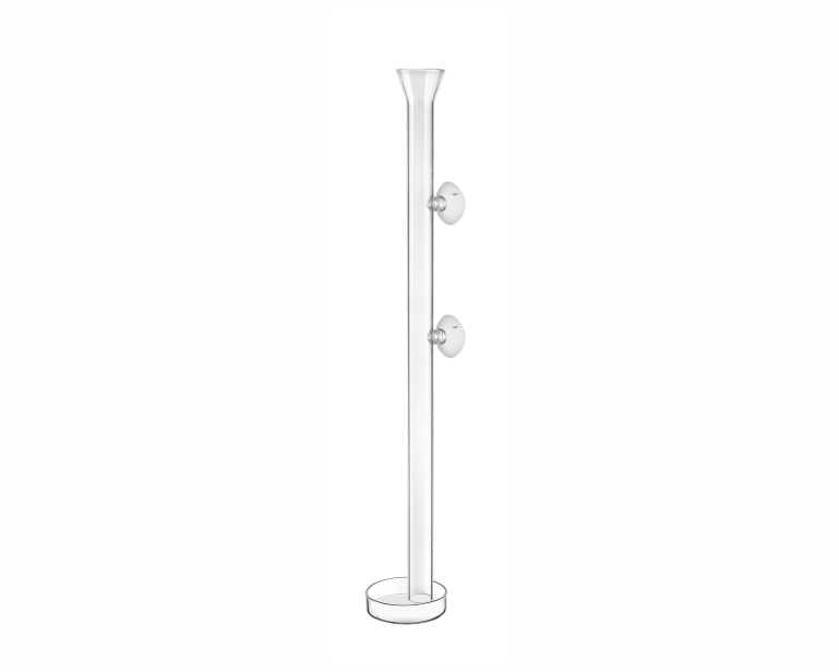 Hs Aqua Glazen Voederplaat + Voederbuis 40 CM