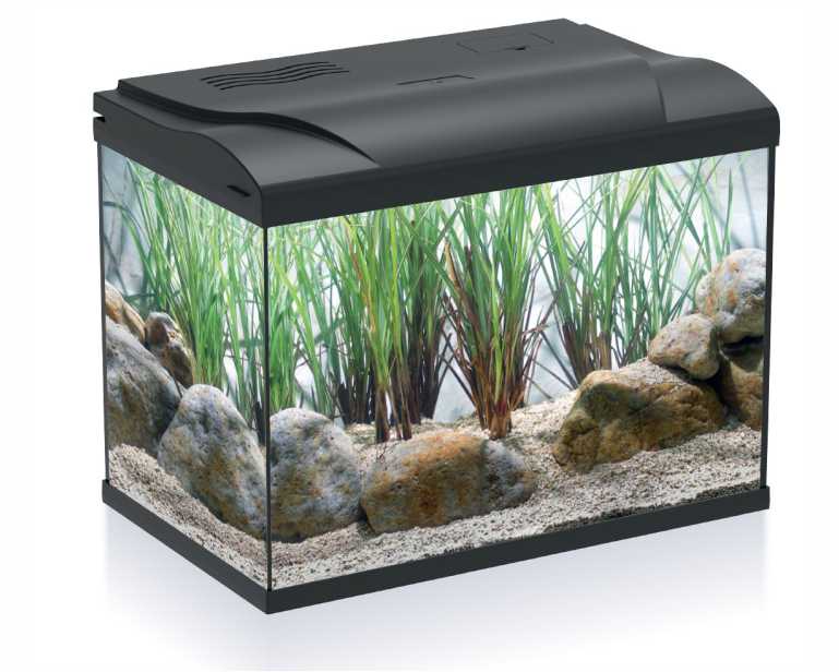 Hs Aqua Aquarium Coldy 20 LED Zwart 39X22X30 CM