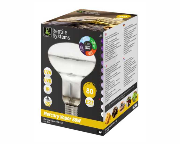 As Reptile Mercury Vapor UV 80 W