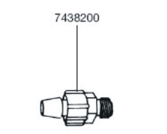 Eheim Slangpilaar Zuigzijde 3/8'' Voor 1046/1048/1250/1252