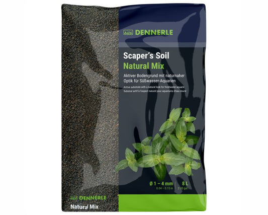 Dennerle Scaper'S Soil Natural Mix 1-4 MM 8 L