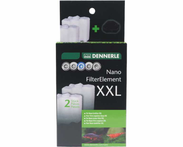 Dennerle Nano Filter Element Hoekfilter XXL 2Er
