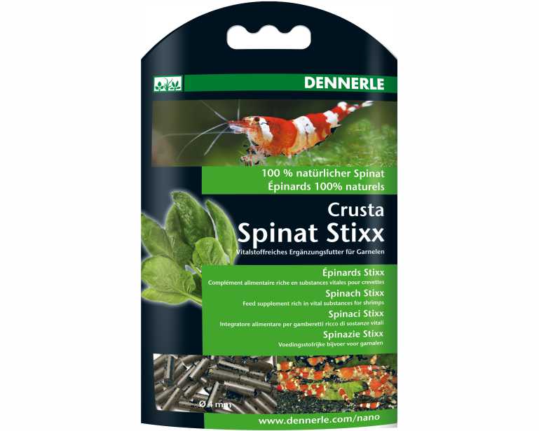 Dennerle Nano Crusta Spinazie Stixx, 30 Gr