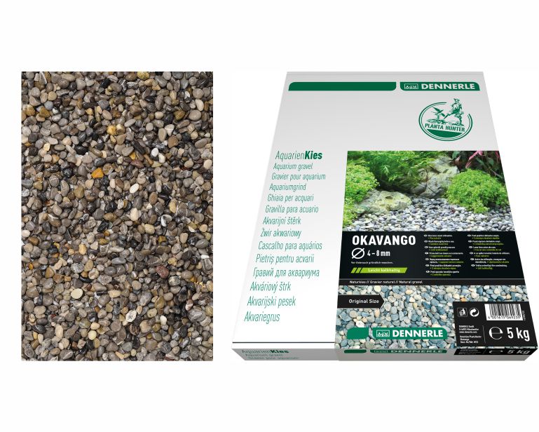 Dennerle Natural Gravel Okavango, 4-8 MM 5 KG