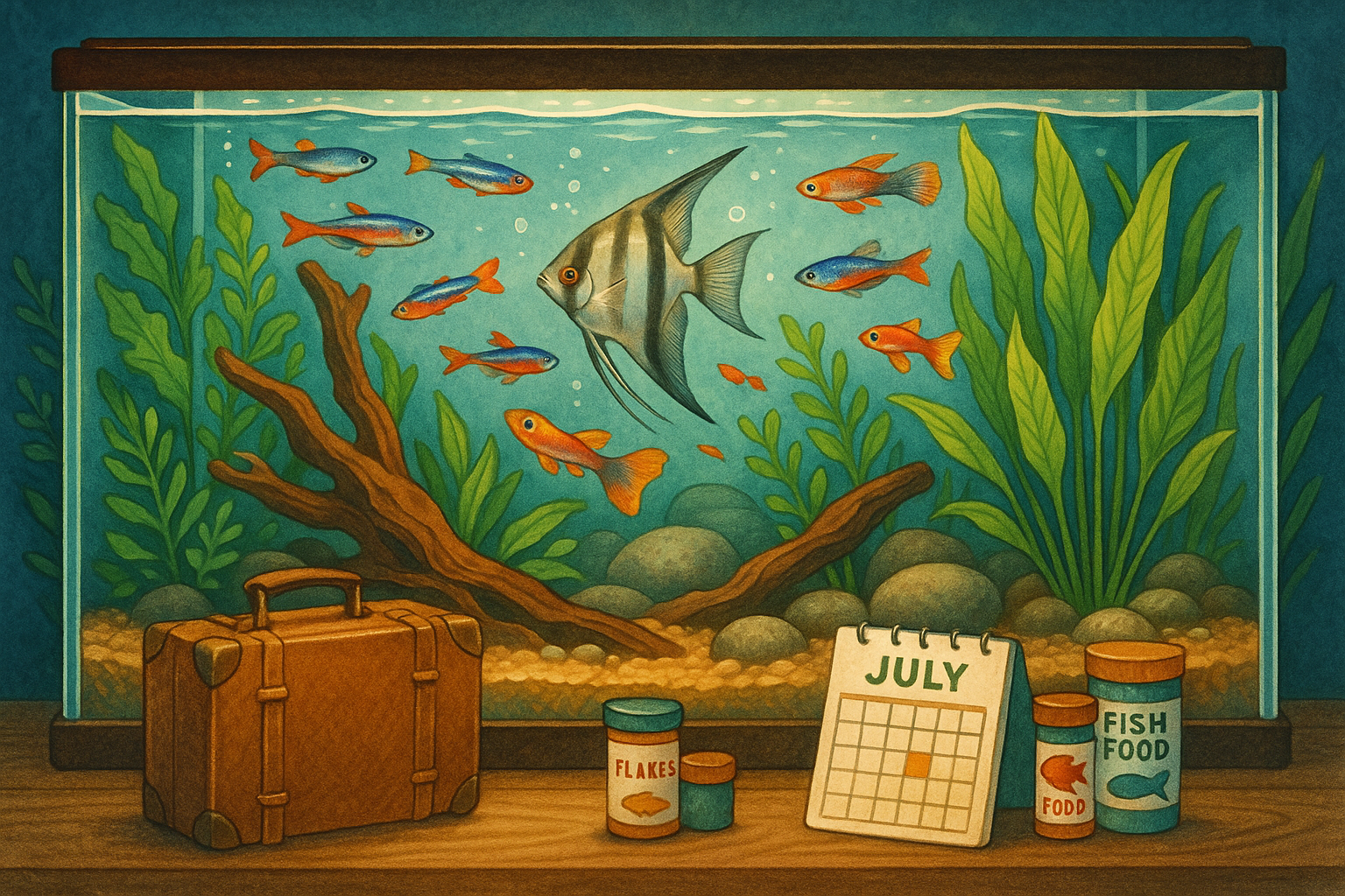 De Aquarium vakantie checklist