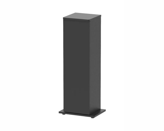 Aquatlantis Meubel Kubus Curve 20 + 1Wd Zwart 29,5X35,4X90 CM