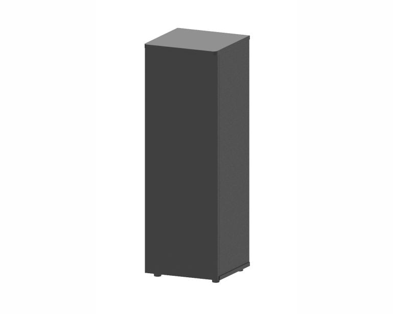 Aquatlantis Meubel Kubus Curve 44 + 1Wd Zwart 33,3X34,2X90 CM