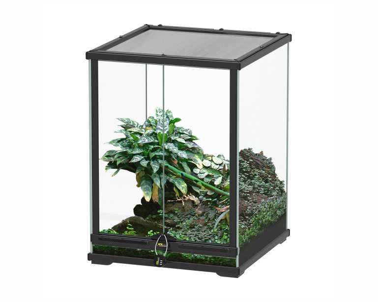 Aquatlantis Smart Line Terrarium Zwart 45X45X60 CM