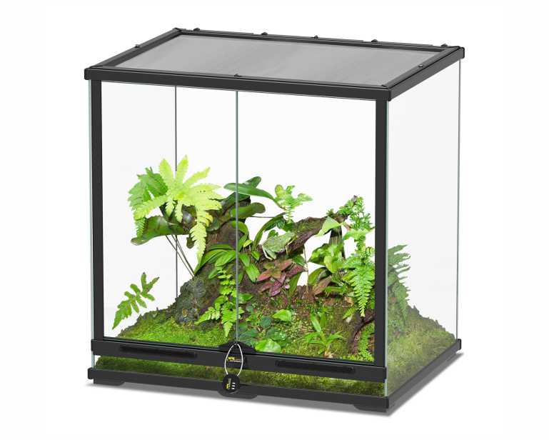 Aquatlantis Smart Line Terrarium Zwart 60X45X60 CM