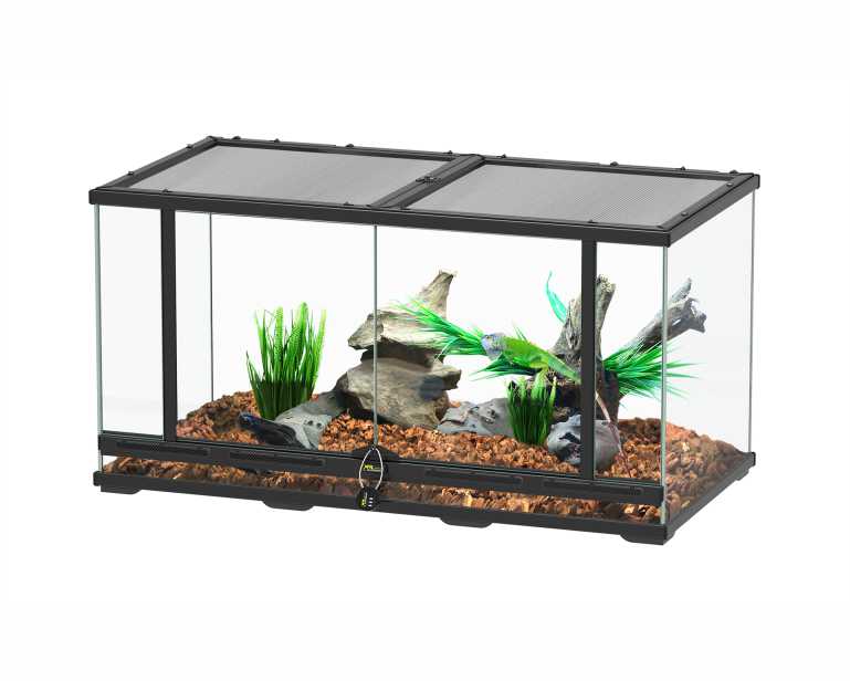 Aquatlantis Smart Line Terrarium Zwart 88X45X45 CM