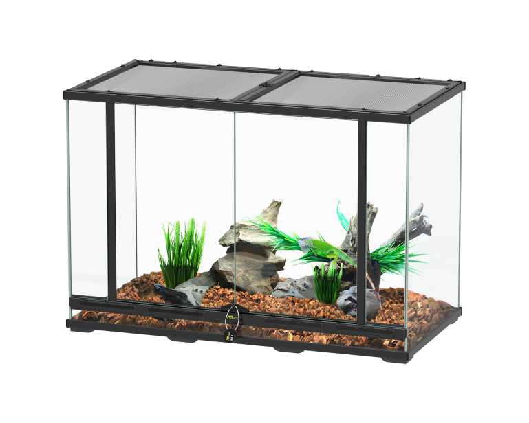 Aquatlantis Smart Line Terrarium Zwart 88X45X60 CM