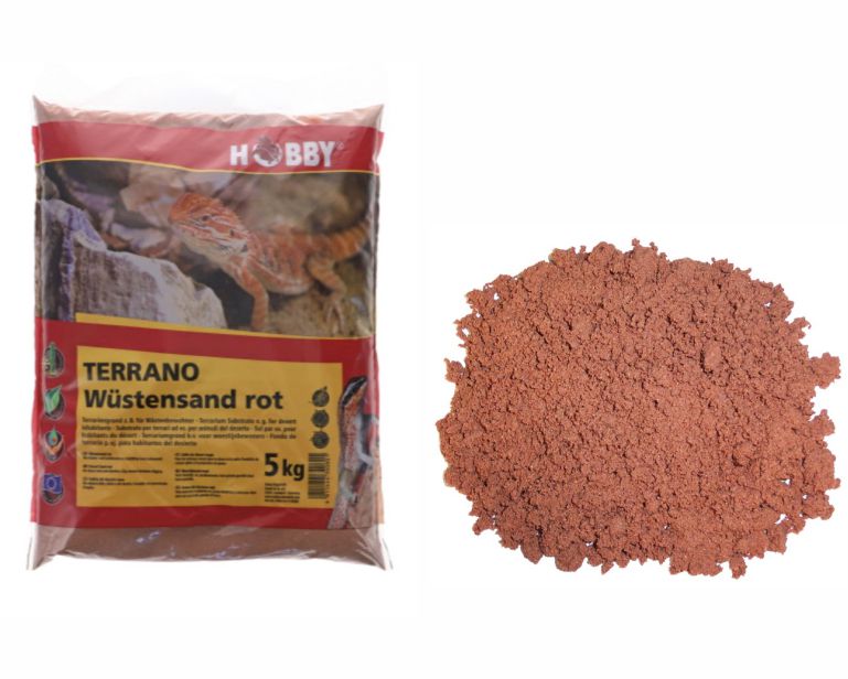 Hobby Terrano Woestijnzand Rood Ø 0,2-0,3 MM 5 KG