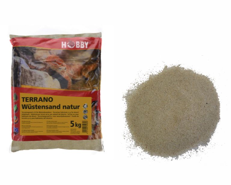 Hobby Terrano Woestijnzand Natuurlijk Ø 0,1-0,4 MM 5 KG