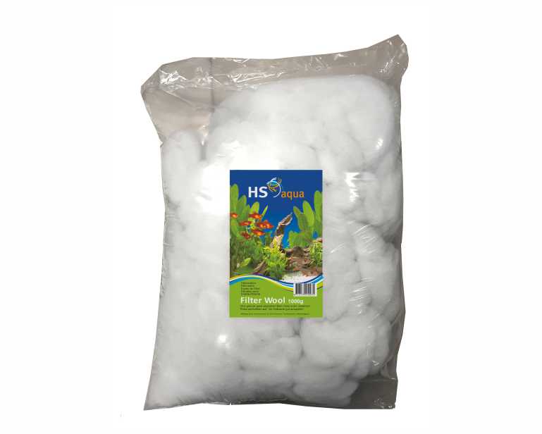 Hs Aqua Filterwatten Wit 1000 G