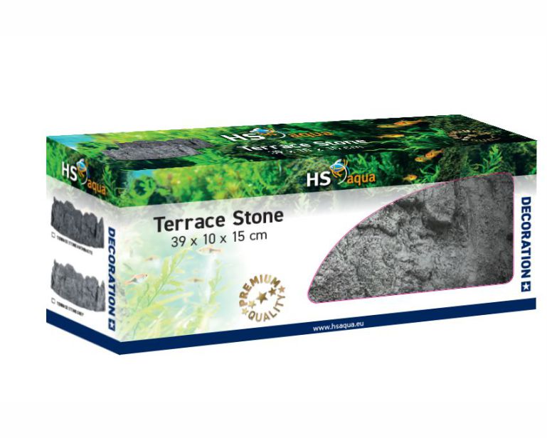 Hs Aqua Terrace Stone Grey 39X10X15 CM
