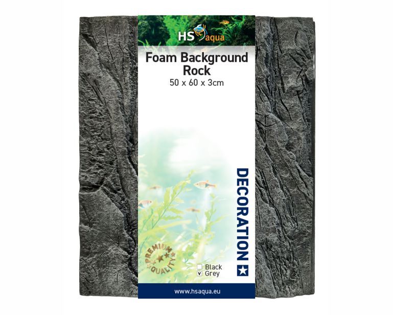 Hs Aqua Foam Background Rock Grey 50X60 CM