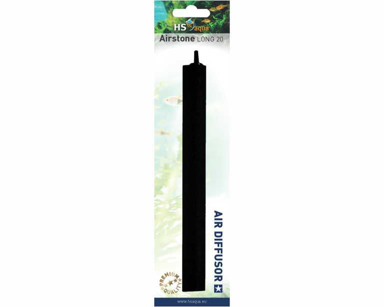 Hs Aqua Luchtsteen Lang Zwart 200 MM/Blister At