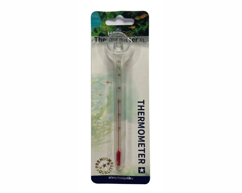 Hs Aqua Thermometer XL Glas/Smal 0-50º C
