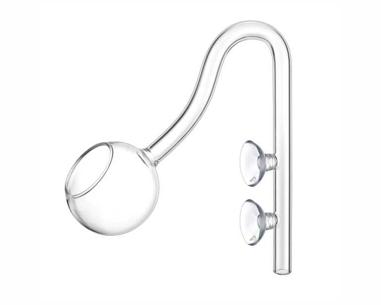 Hs Aqua Glazen Uitstroombuis 12 MM Bold