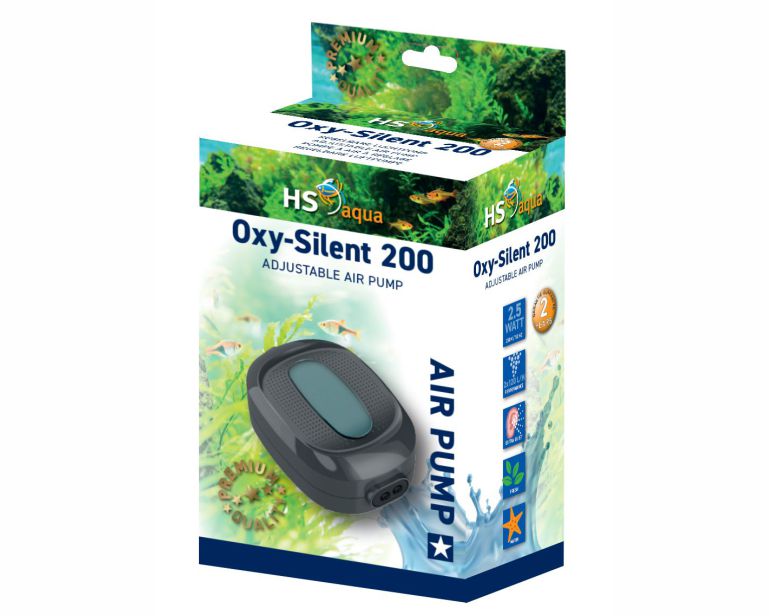 Hs Aqua Luchtpomp Oxy-Silent 200