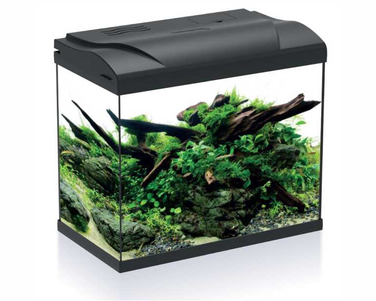 Hs Aqua Aquarium Platy 30 LED Zwart 39X22X36 CM