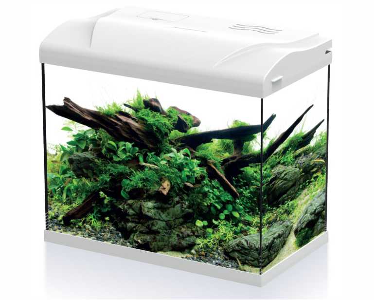 Hs Aqua Aquarium Platy 30 LED Wit 39X22X36 CM