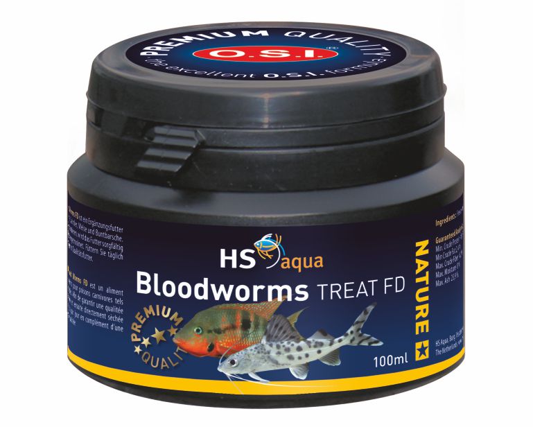 Hs Aqua Nature Treat Blood Worms 100 ML