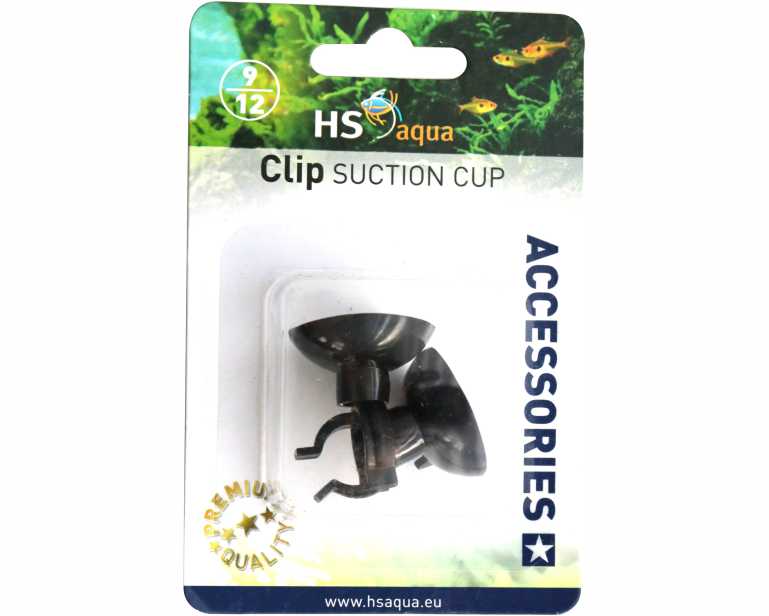 Hs Aqua Clipzuiger 9-12 MM 2 St. Zwart