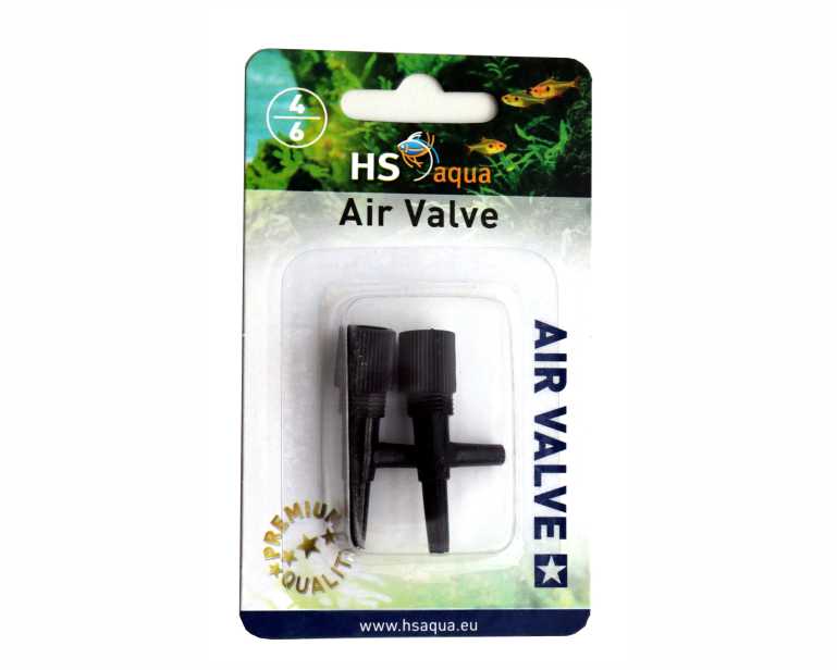 Hs Aqua Luchtkraan 4-6 MM 2 St. Zwart