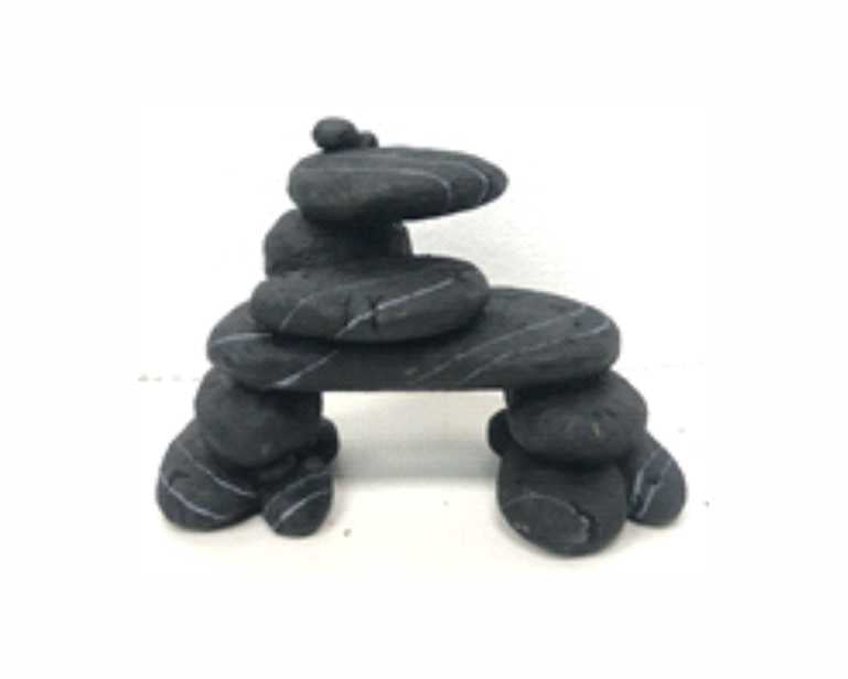 Blue Belle Pacific Pebble Mountain Black M 15 X 8 X 10 CM