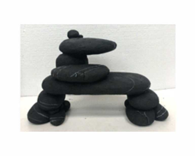 Blue Belle Pacific Pebble Mountain Black L 27 X 12.5 X 17 CM