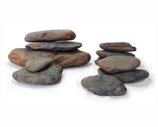 Hs Aqua Dark Pebble Rock S (20 St) Ca. 0.5-2 KG