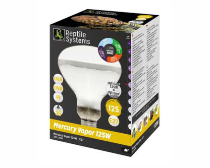 As Reptile Mercury Vapor UV 125 W