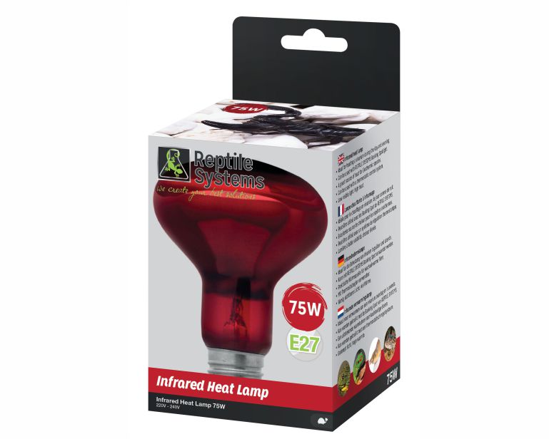 As Reptile Infrared Heat Lamp 75W E27