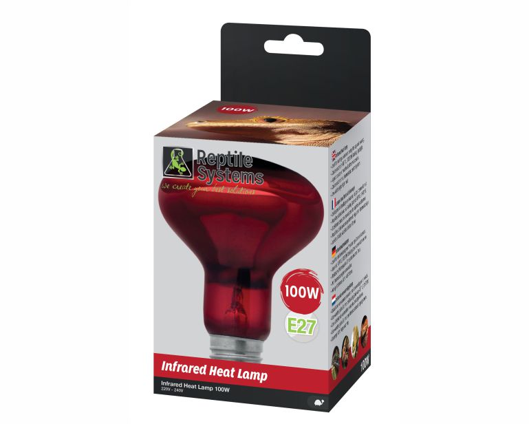 As Reptile Infrared Heat Lamp 100W E27