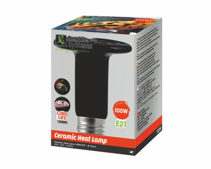 As Ceramic Heat Emitter Lamp 100W