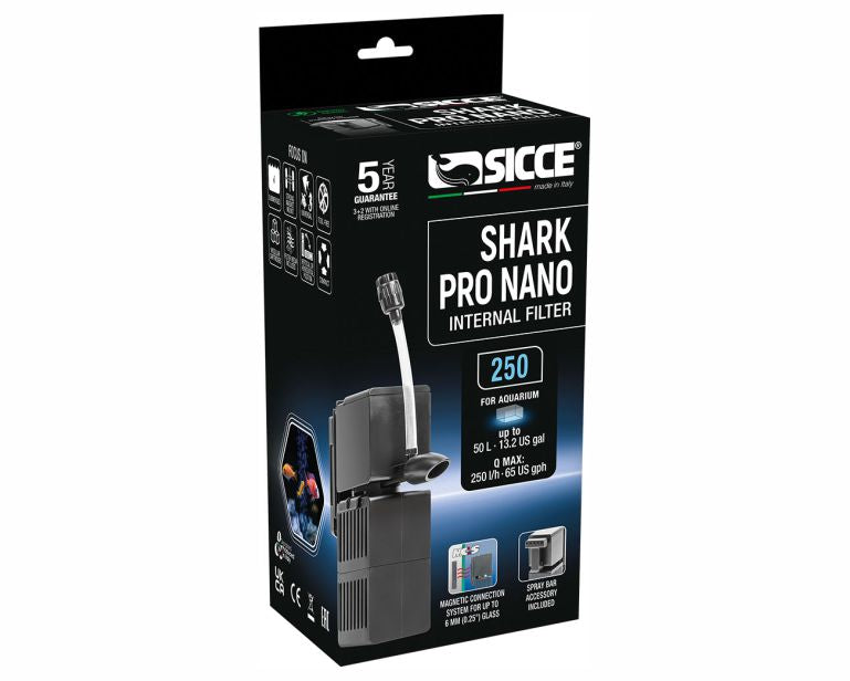Sicce Shark Pro Nano 250 Interne Filter