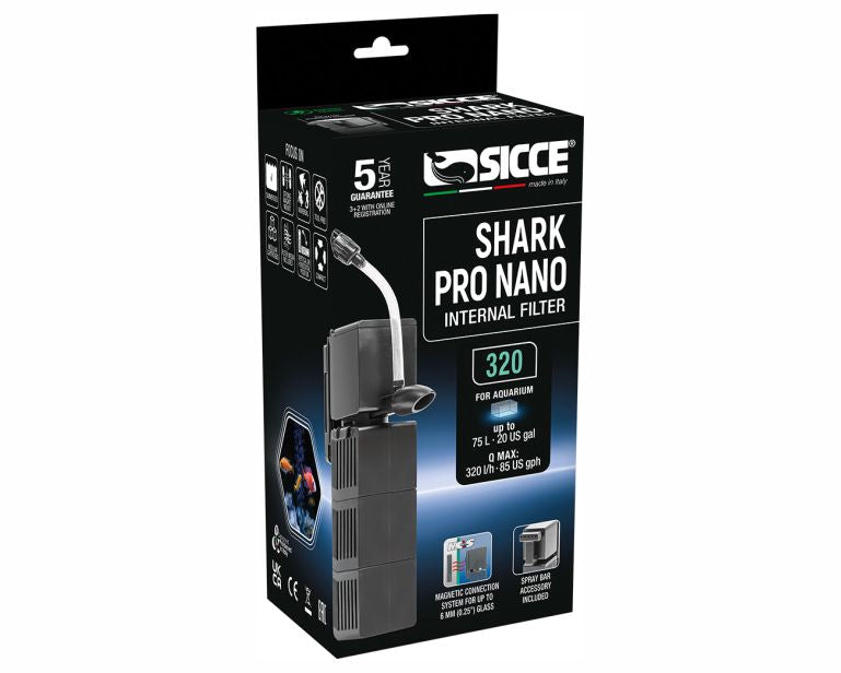 Sicce Shark Pro Nano 320 Interne Filter