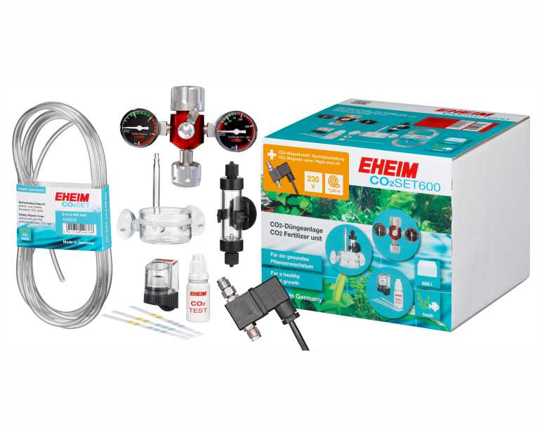Eheim CO2 Set 600 Zonder Fles, Incl. Magneetventiel
