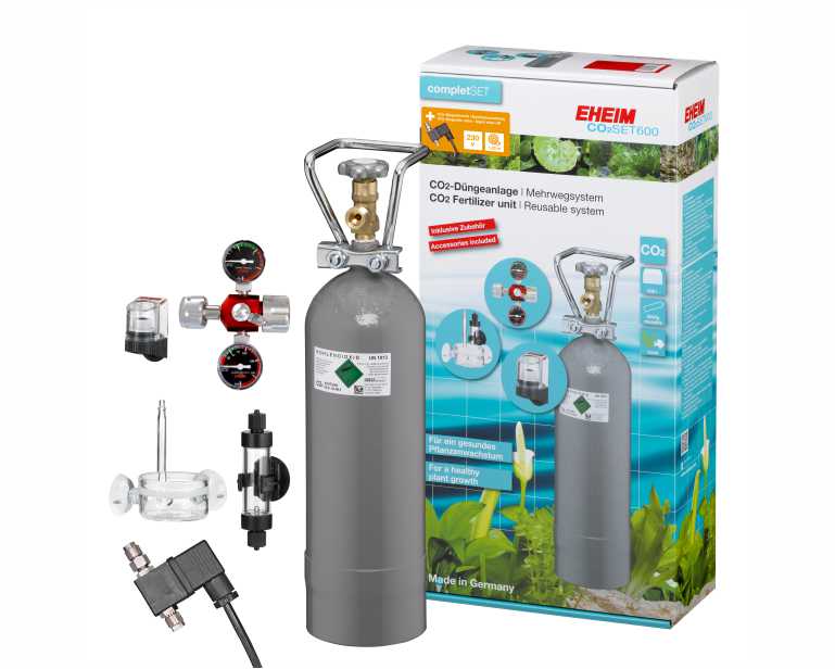 Eheim CO2 Set 600 Incl. Fles & Magneetventiel