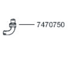 Eheim Hoekslangthule Met Slangmoer Voor 2211/2213/2313