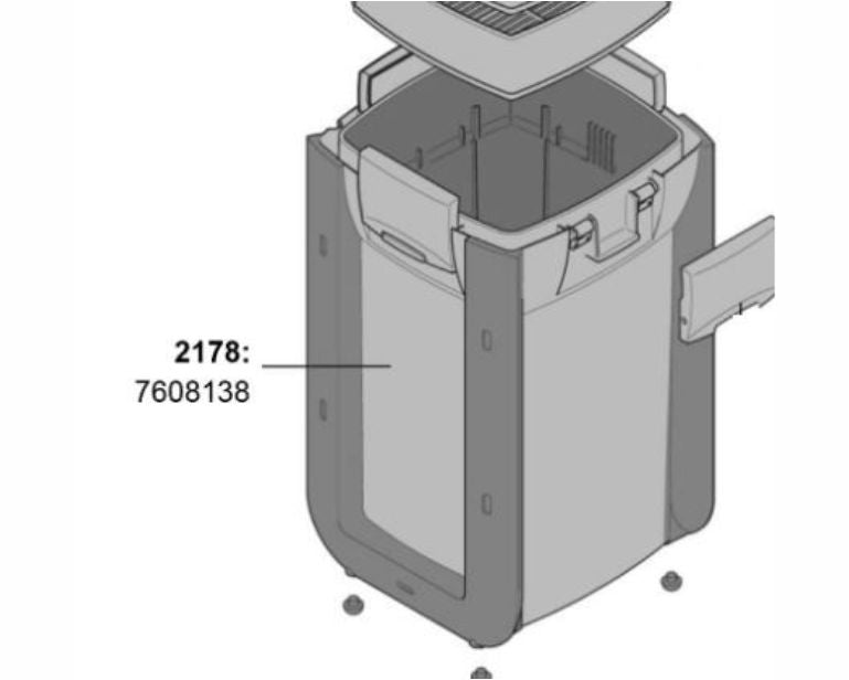 Eheim Filterpot Voor 2178/Prof 5 600T