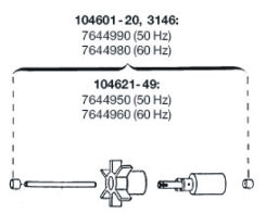 Eheim Rotor 50 Hz Met As Voor 104601-20/3146