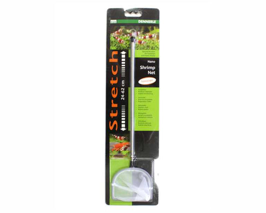 Dennerle Nano Shrimp Net, Gebogen, Groot, Wit 8 CM