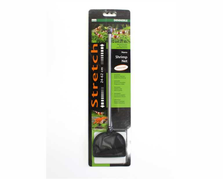 Dennerle Nano Shrimp Net, Gebogen, Groot, Zwart 8 CM