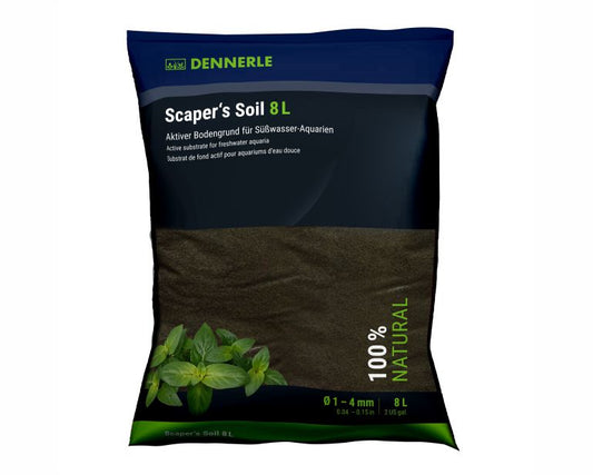 Dennerle Scaper'S Soil Zwarte Bodem 1-4 MM 8 L