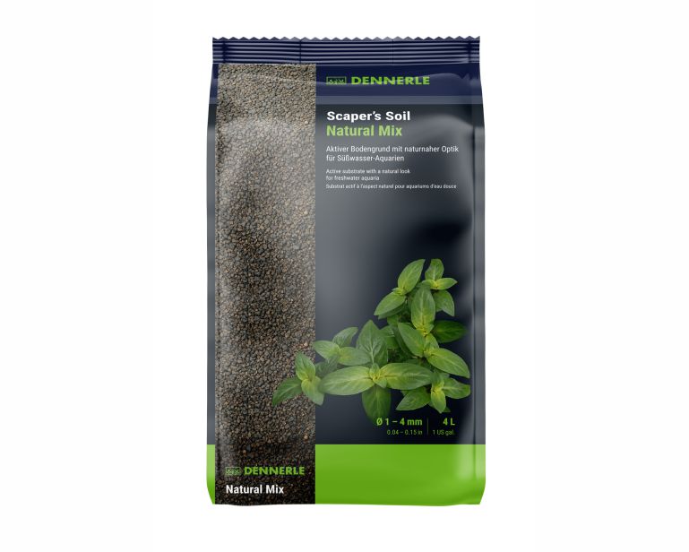 Dennerle Scaper'S Soil Natural Mix 1-4 MM 4 L