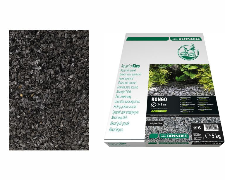 Dennerle Natural Gravel Kongo, 3-8 MM 5 KG