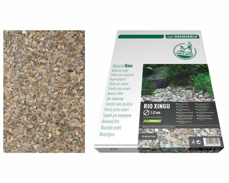 Dennerle Natural Gravel Rio Xingu 2-22 MM, 5 KG